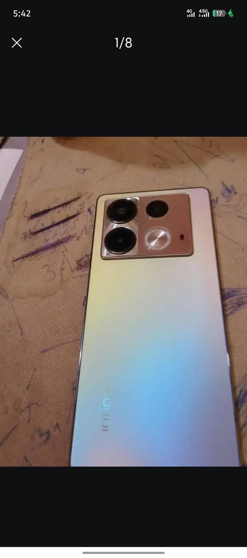 infinx note 40 8