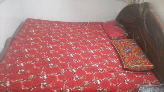 Solid Wooden Double Bed for sale