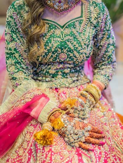 mehndi dress/ bridel dress/ weeding dress