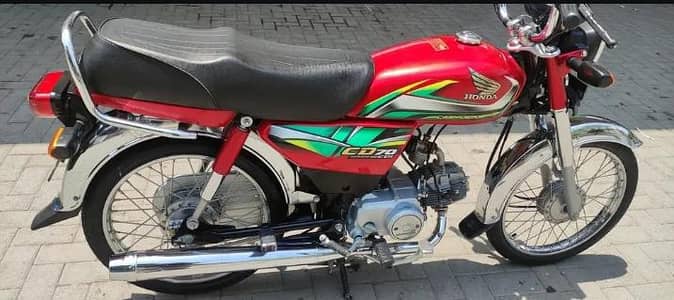 Honda 70 2022 model Islamabad number own my name new tyres