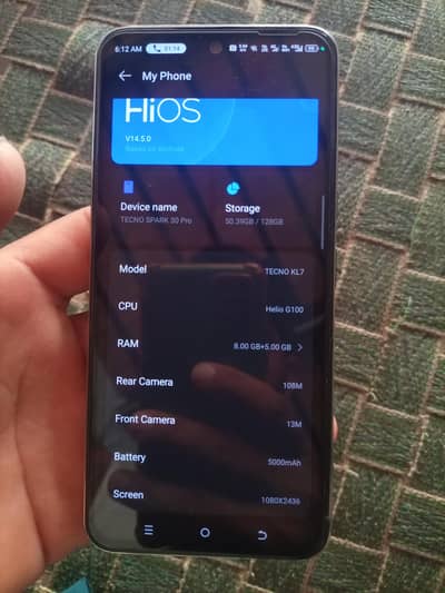 Tecno SPARK 30 Pro no open repair display finger