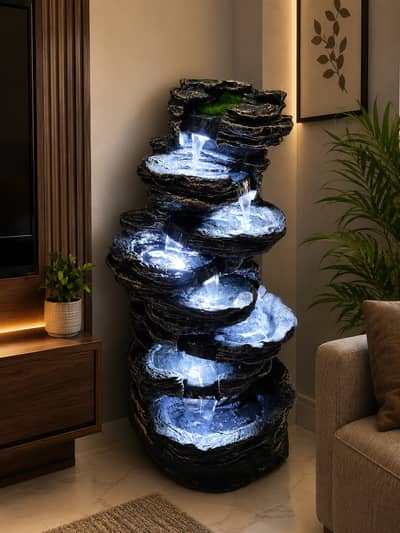 Premium Fiberglass Indoor Water Fountain for Home & Office Decor