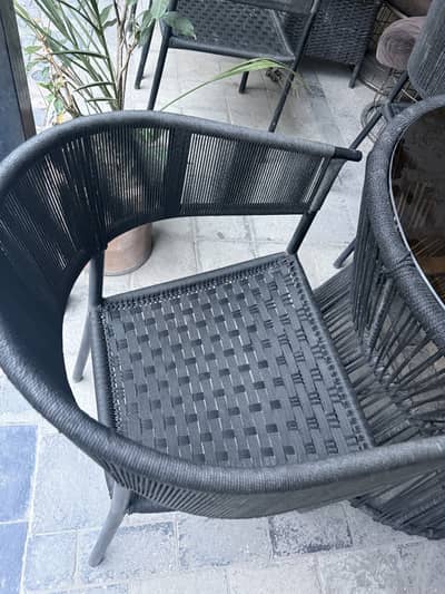 outdoor chairs and tables