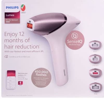 Urgent Sale! SEALED BOX Philips Lumea IPL 9000 hair removal machine