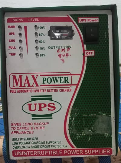 U. P. S MAX. POWER 1000Wat full tamba