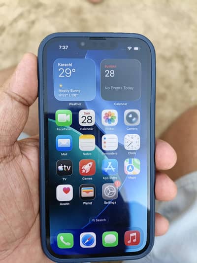I phone 13 royal blue new condition 10/10