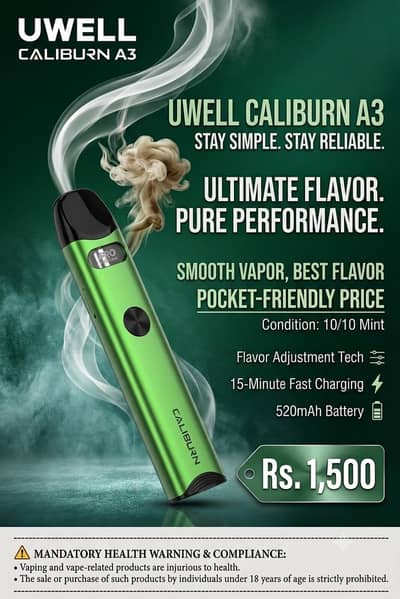 Uwell Caliburn A3 Pod System - Pocket-Friendly Price 