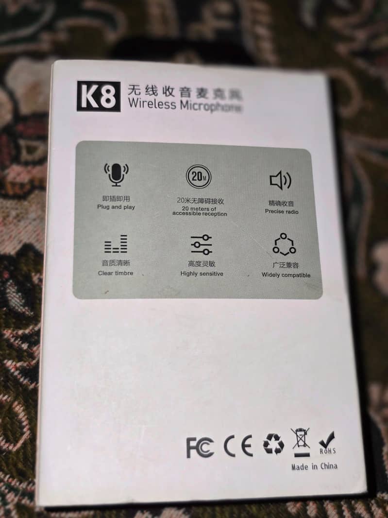 k8 Wireless microphone 1