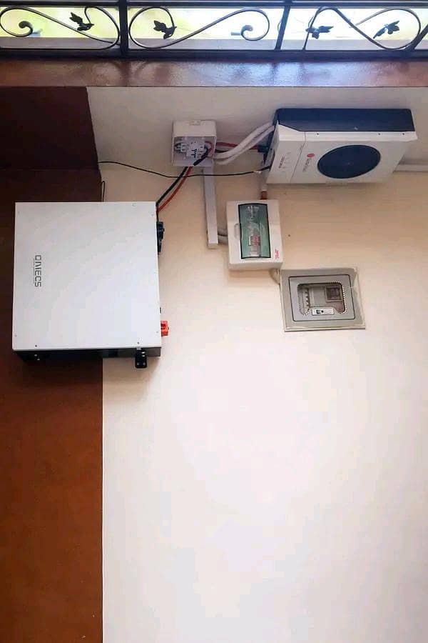 solar system installation inverter repairing elevated structure 3