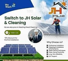 Washing Pannel Solar System Canadian Solar Intallation| Washing Pannel
