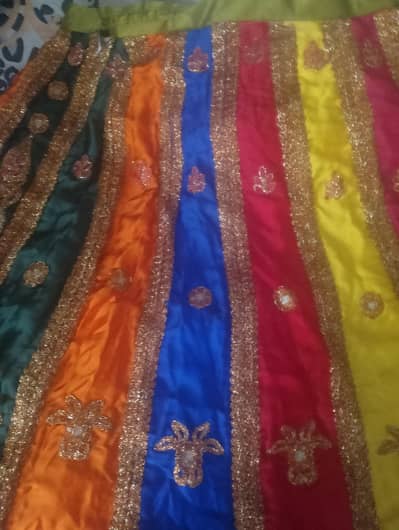 sharara new for urgent sell multi colour