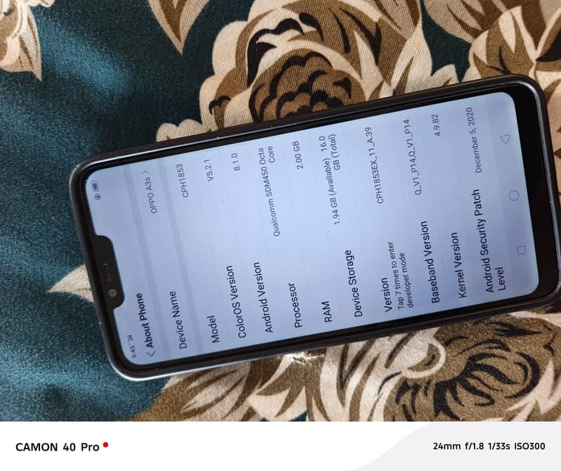 OPPO A3s 1