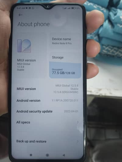 REDME NOT 8 PRO  8.128