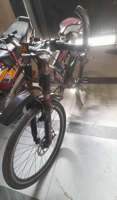 Multi Gear bicycle with Disk brake