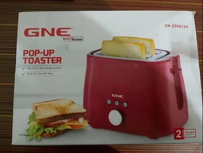 Gaba National Pop-us Toaster GN-2590 Electronics Browing co