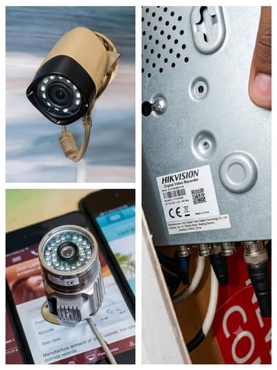 Hikvision DVR + 2 CCTV Cameras | 100% Working