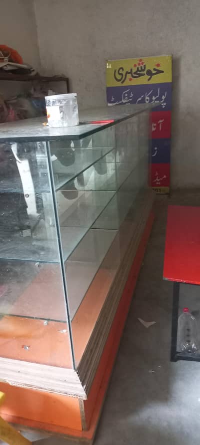 Complete Glass Countet 12mm top, New Condition,