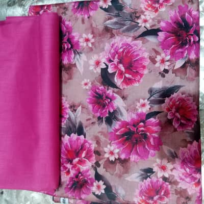 2 piece unstiched suite