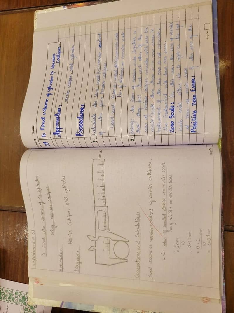 handwritten Practical Notebooks for Intermediate 3