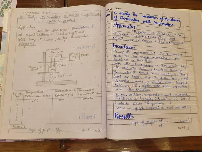 handwritten Practical Notebooks for Intermediate 4
