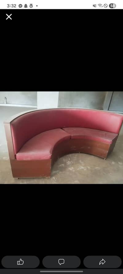 Round sofa 8 seter
