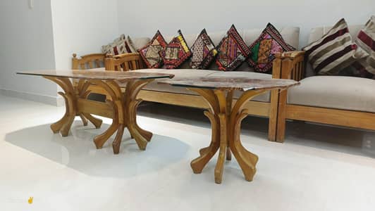 Bed dressing sofa tables(Pine Woods)