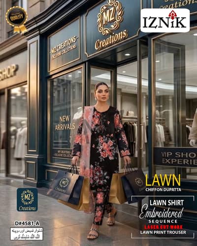 3 Piece Suit Collection/ Stitched Ladies Suits / Casual & Party / Suit