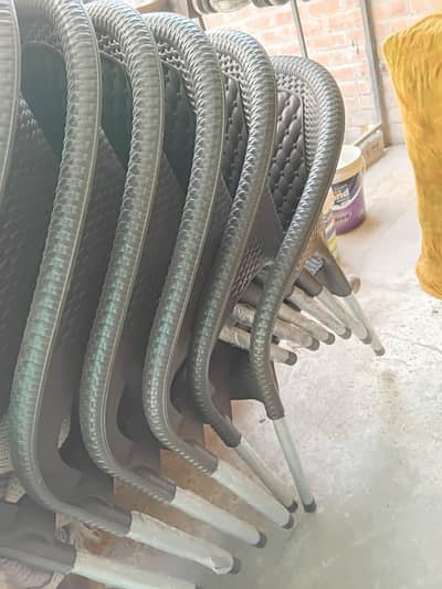 Plastic chairs for sale. . .