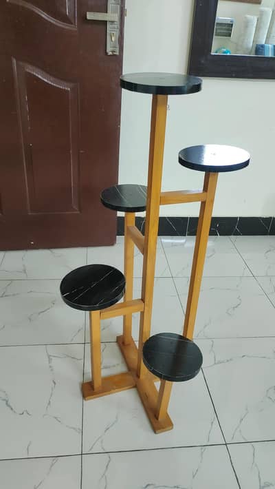 Wooden Plant / Decor Rack