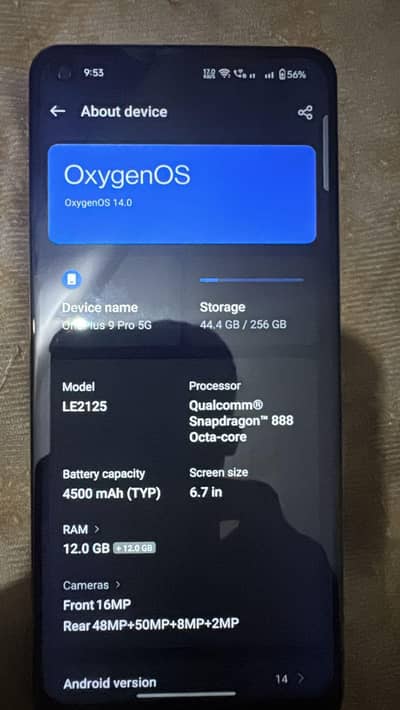 One Plus 9 Pro