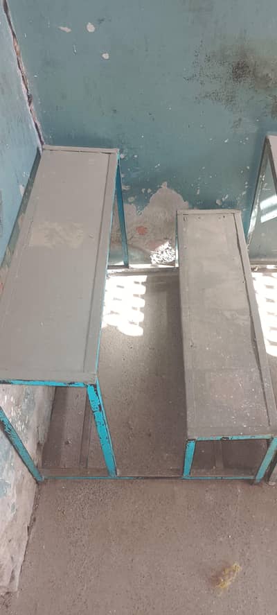 school benches