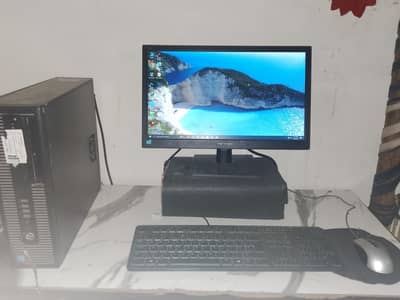 Intel pentium 6th generation full setup with led . keyboard and mouse