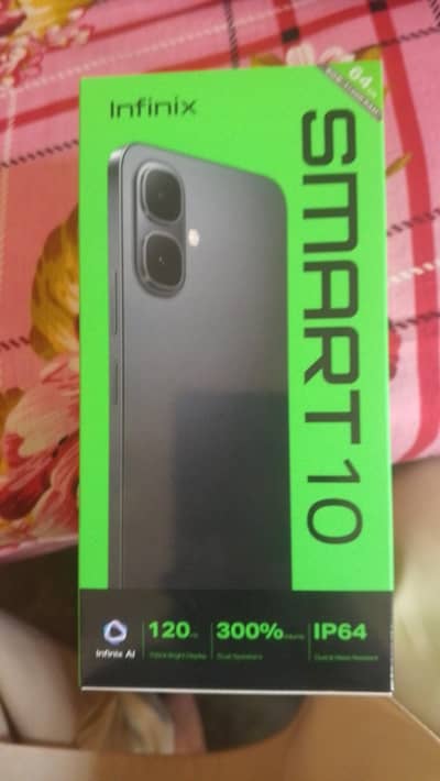 4 months warranty infinix smart 10 4+4ram and 64 gb memory