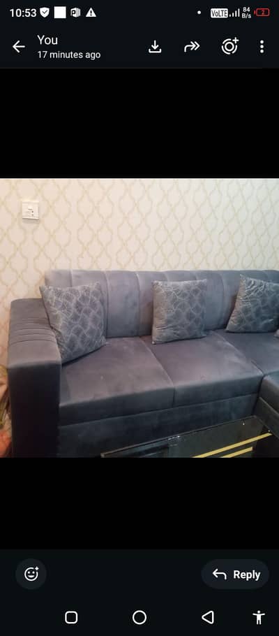 L shaped 7seater sofa