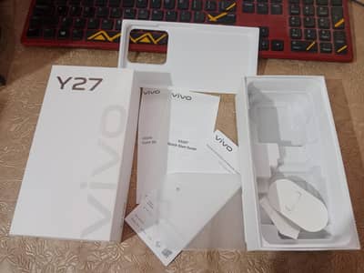 Vivo y27 6/128 With Box + Charger