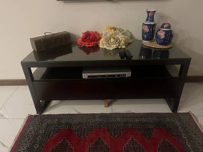 tv trolley with glass top
