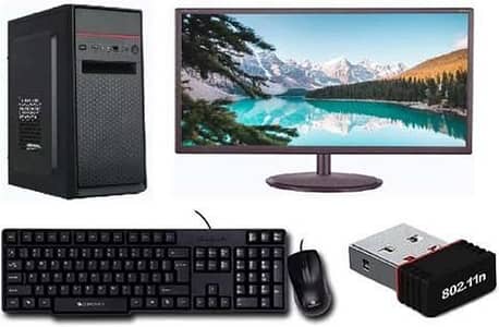 Computer core i3 gaming PC with full system