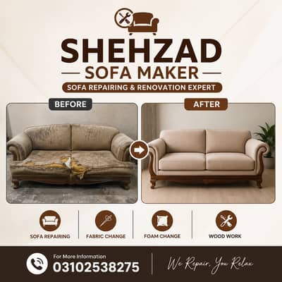 sofa repair/fabric change / seat repairing/sofa for sale /sofa poshish