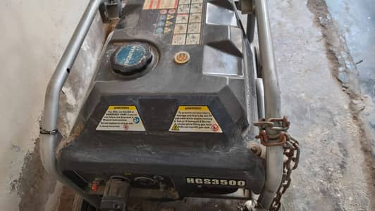 Hyundai 3.5 KVA petrol 31 hours used
