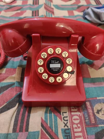 Red Rotary Landline Telephone. (2010)