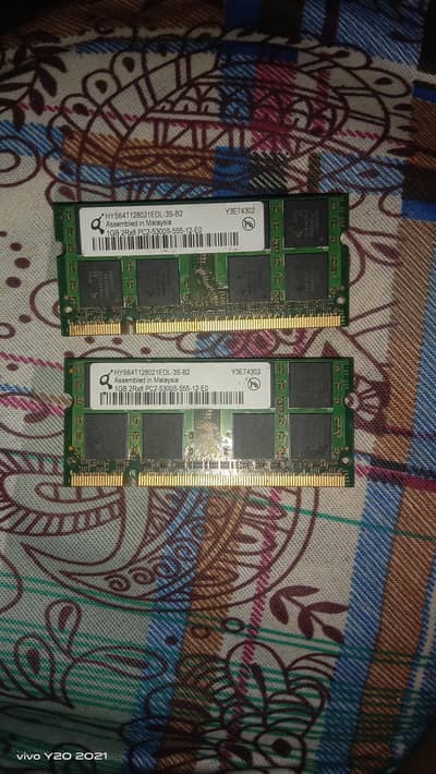 Ram 1gb ddr 1*2