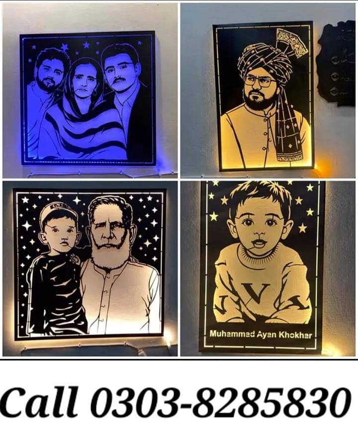 Customized LED Metal Frames Available 0