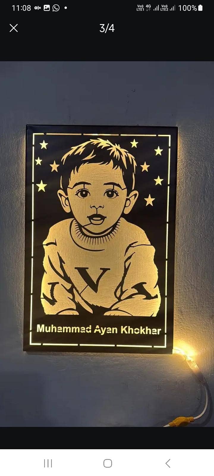Customized LED Metal Frames Available 1