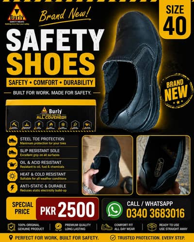 burly safety shoes
