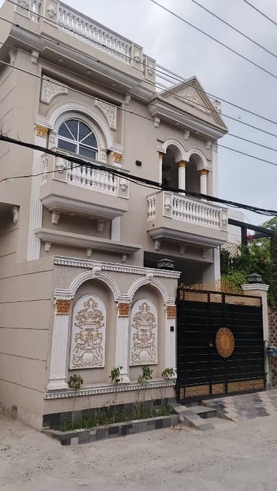 4.50 Marla Corner Brand New Luxury Spanish House For Sale Bank Loan Perchece House.