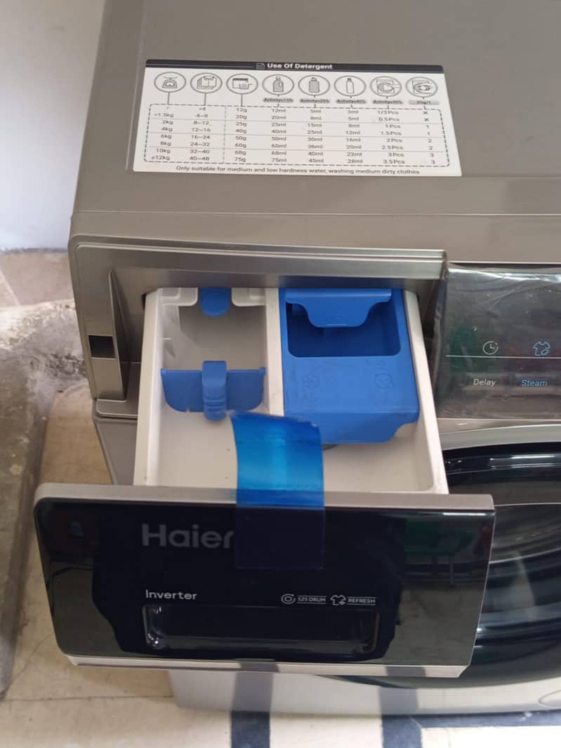 Haier 8kg fully automatic front loading 0