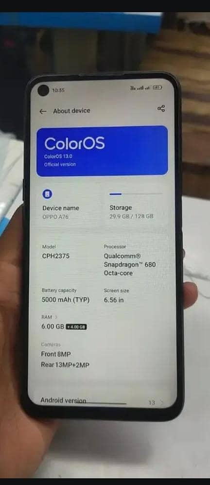 OPPO A76 1