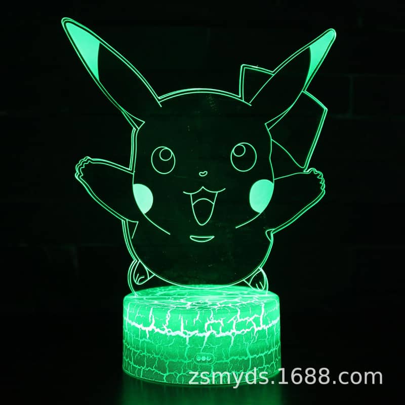 pickachu 3D lamp 3