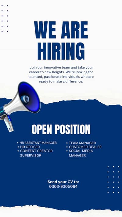 We are hiring if you interested send your resume