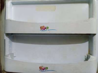 PEL Double Door Refrigerator-White 64 inches